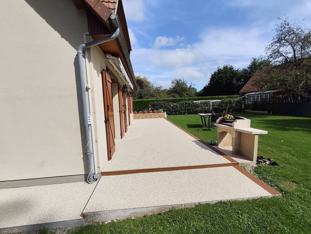 Installation de terrasse en résine à Le Havre
