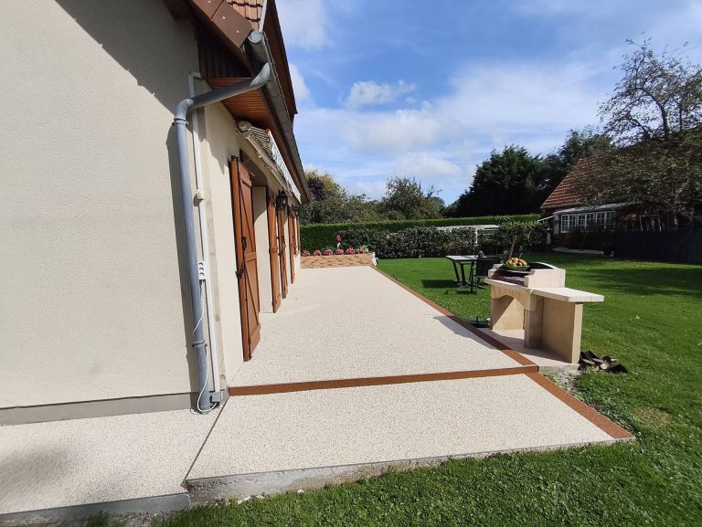 Installation de terrasse en résine à Le Havre